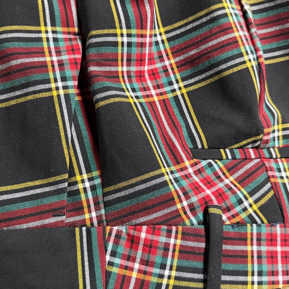 J. Crew Multicolor Plaid Full-Length Pants